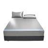 thumbnail image 2 of FastXmas Cooling Sleeping Mat, 35"x79" Ice Silk & Rattan Sleeping Pad with Pillowcase, Soft Breathable Foldable Mattress Topper Pad Non-Slip Summer Bedding Mat Machine Washable for Hot Sleepers, 2 of 6