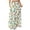 Fluorescent Green, variant on Women's Casual Leisure Foldable Floral Print High Waist Skirt with Functional Pocket, Draped Relaxed Long Maxi Skirt for Vacation Getaways and Sightseeing,Yellow M