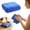 Blue5, variant on YardChic Striped Bamboo Fiber Kitchen Dish Cloths, Reusable Absorbent Dish Rags, Lint Free Non Greasy Kitchen Washcloths for Washing Dishes, Pots, Counters, Multi Purpose Kitchen Cleaning Gadget