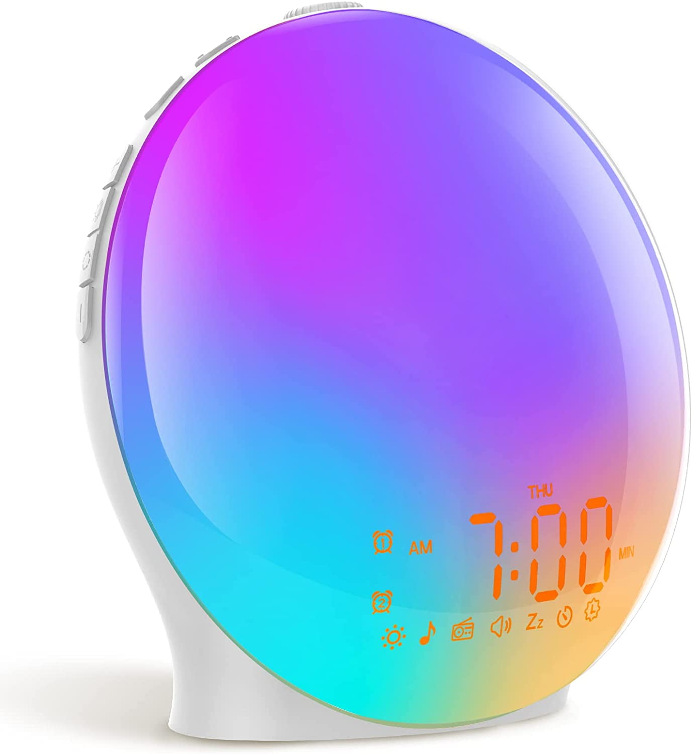 Sunrise Alarm Clock, Full Screen Wake Up Light with Sunrise Simulation