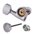 thumbnail image 3 of Maytalsory 6 Pieces Guitar String Tuning Pegs,Tuner Machine Heads Knobs Set of 6 pcs 3R 3L lver, 3 of 6