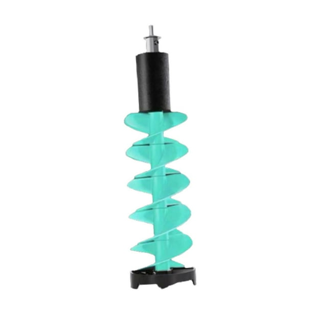 Barrena para Hielo, Barrena para Tierra, Barrena para Hielo, Portátil, Accesorios de Pesca en Hielo de Nailon de Corte Rápido, Barrena para Pesca en H 75 cm Azul