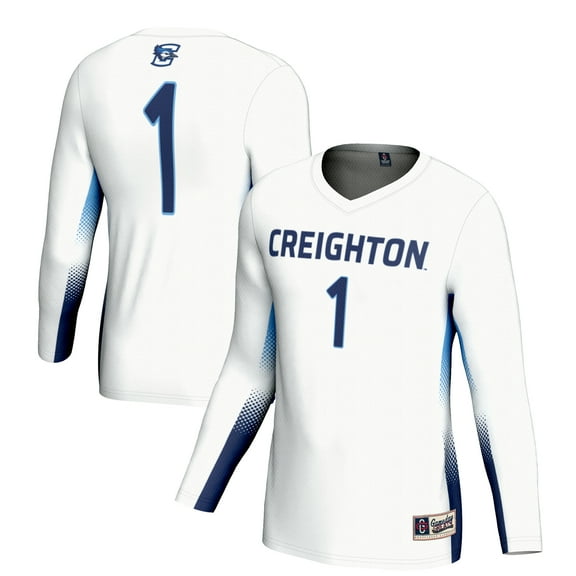 Youth GameDay Greats #1 White Creighton Bluejays Lightweight Women's Volleyball Jersey