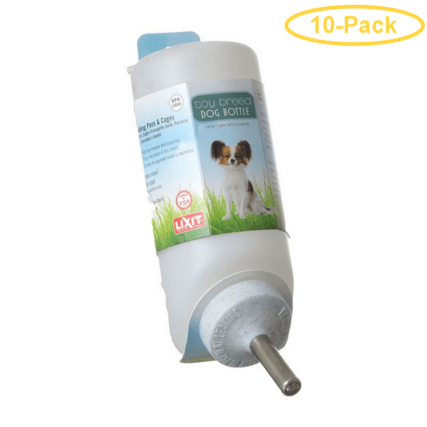 Lixit Small Dog Water Bottle 16 oz Pack of 10