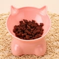 thumbnail image 6 of HaoXun Large Capacity Raised Cat Food and Water Bowl - Cute Multicolor Pet Dish for Cats with Neck Protection and Whisker Relief, 6 of 6