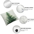 thumbnail image 4 of Patifu Christmas Tree Throw Pillow Cushion Cover Fir Green Watercolor Celebration Merry Christmas Pillow Case Decorative Square Accent Pillow Case  22x22in, 4 of 5