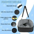 thumbnail image 3 of Studyset Dog Car Seat, Memory Foam Dog Booster Seat for Small Dogs Up to 25lbs-Elevated Pet Car Seat, Belt-Soft Pet Travel Bed for Front & Back Seats, 3 of 8