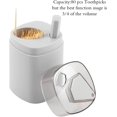 thumbnail image 3 of 3 PCS Toothpick Holder Dispensers, Pop-Up Automatic Tooth Pick Dispenser for Kitchen Restaurant Thickening Toothpicks Container Pocket Novelty, Sturdy Safe Portable Toothpicks Storage Box, 3 of 5