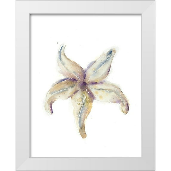 Shefranov, Olga 20x24 White Modern Wood Framed Museum Art Print Titled - Starfish