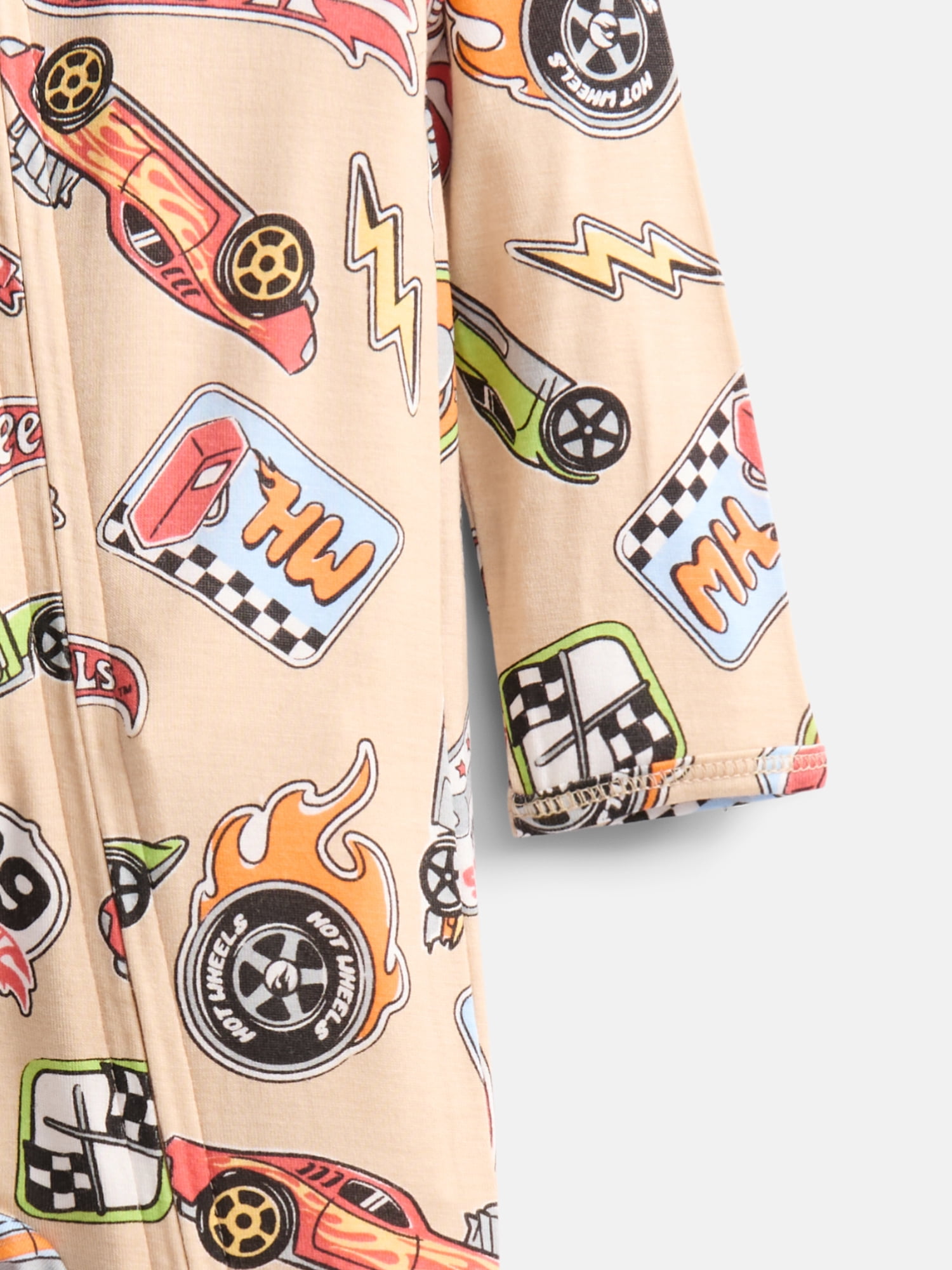 Hot Wheels Baby Boys Sleep & Play Footed Pajamas, One Piece, Sizes NB-6/9M