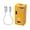 Yellow, variant on Rechargeable Mini Line Level Tool with Magnetic Base and Bubble Vials for Tile Layout, Wall Marking and Shelf Work