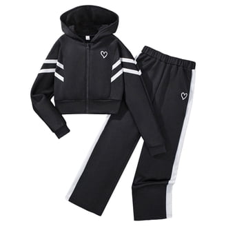 Pyjama Mercredi Addams Famille - Sweat à Capuche + Pantalon 100% Coton - Tenue Maison Garçon Fille