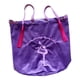 thumbnail image 3 of Bolsa de almacenamiento para pelotas de gimnasia rítmica, multifuncional, color negro L violeta, 3 of 9
