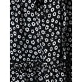 thumbnail image 2 of Relax Fit Belted Ruffle Mini Floral Skirt, 2 of 6
