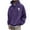 Purple, variant on Comfy Sweatshirts for Men Hoodies Front Pocket Floral Print Long Sleeve Pullover Outerwear Sports Casual Tops (XL, Yellow)