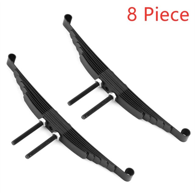 Vogacara RCGOFOLLOW Amortiguador de placa de acero fijo de acero inoxidable Amortiguador de placa de acero Rc para 1/14 LMT 4WD Kits de construcción modelo TYPE6