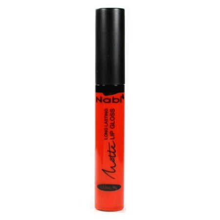 Red Lip Gloss - (3 Pack) Nabi Cosmetics Matte Lip Gloss - Plush Red