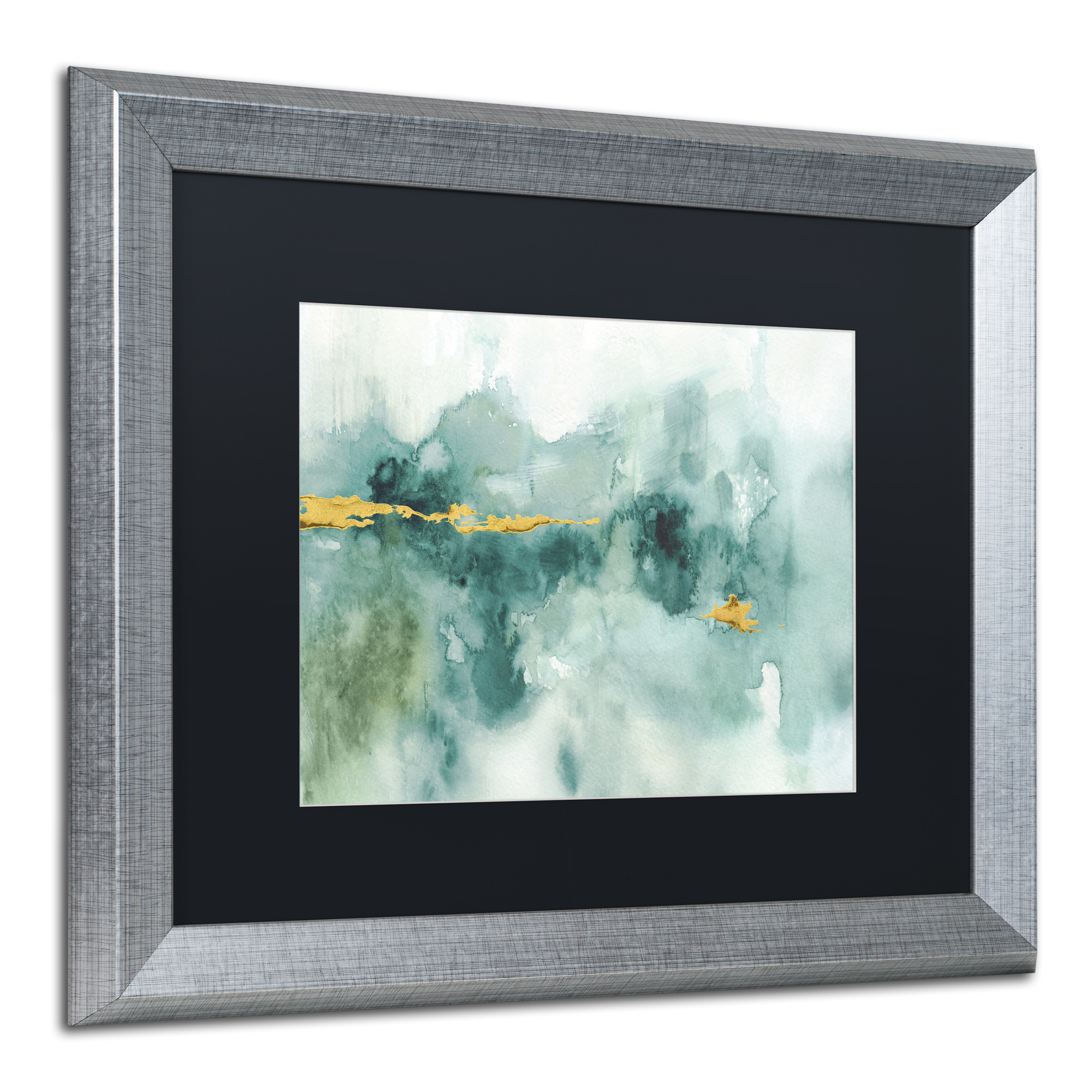 Lisa Audit 'Greenhouse Abstract I' Matted Framed Art