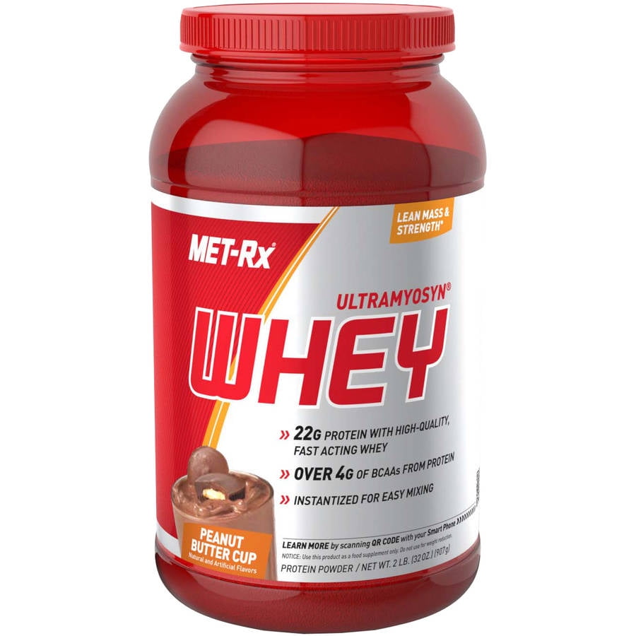 METRx Ultramyosyn Whey Peanut Butter Cup Protein Powder, 32 oz