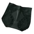 thumbnail image 2 of Panties for Women Pack Women's Plus Size Solid Color Lace Underwear Patchwork Panties Black XXL, 2 of 4