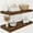Rustic Brown, variant on 12" Deep Floating Shelves for Wall 30" Long, Wall Shelves for Living Room Bedroom Bathroom Kitchen Laundry Room, Farmhouse Rustic Shelves for Home Decor, 30" X 12" X 2" Set Of 2, Rustic Brown
