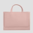 thumbnail image 6 of COM1950s Pu Leather Laptop Tote Bag 13-14 Inch, Water-Resistant Work Case with Detachable Handle, Document Organizer Portfolio for Men Women, Office Travel Essential, 6 of 7