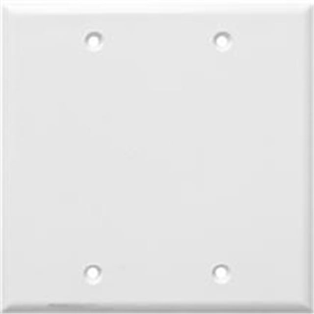 Morris Products 81521 Lexan Plaques Murales 2 Gang Blanc Blanc