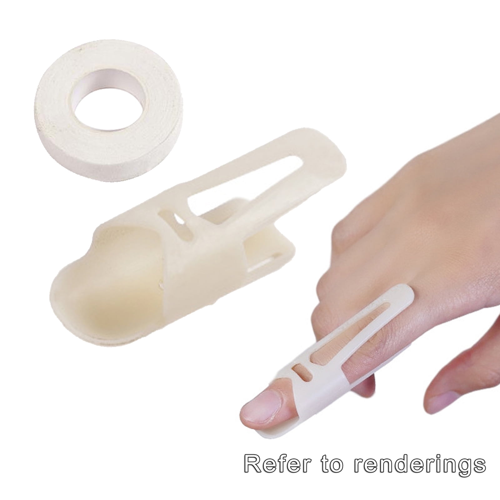 Finger Splints Plastic Permeability Adjustable Mallet Brace