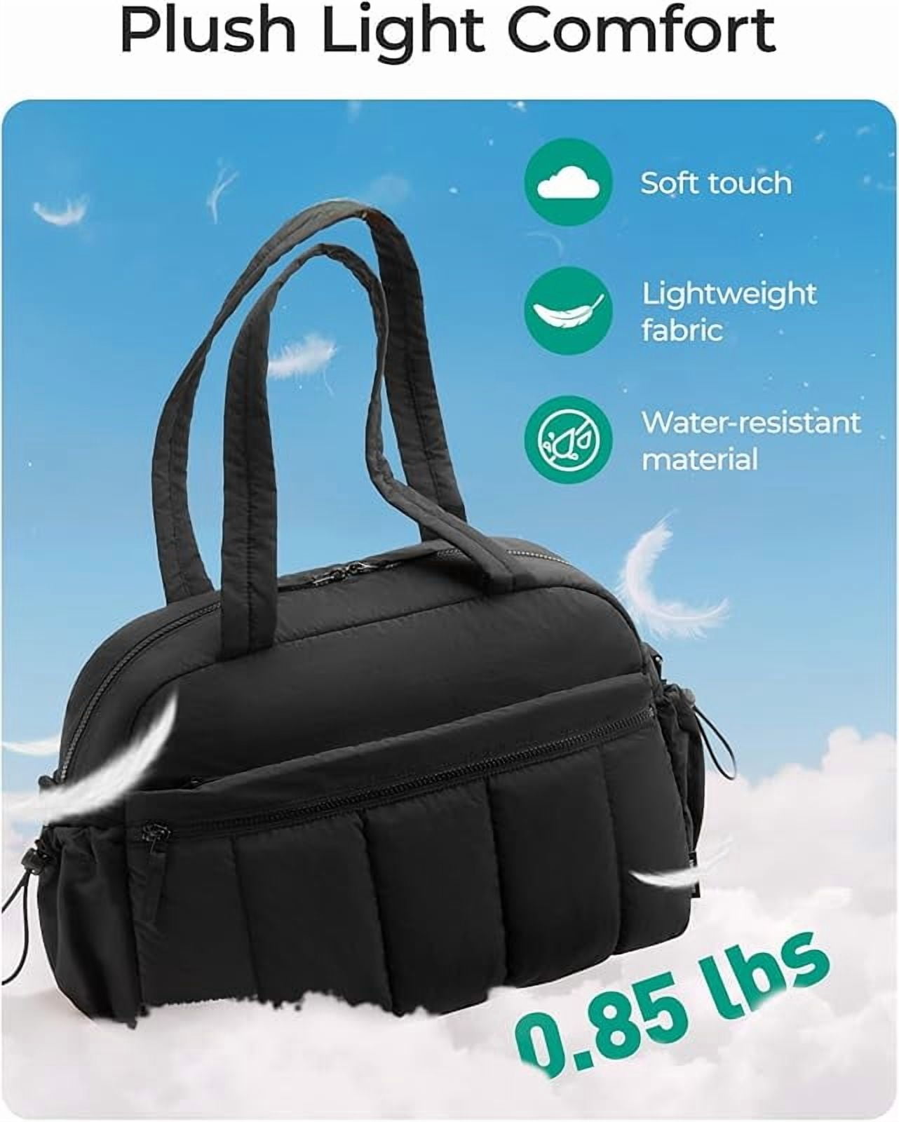 Gym Bag for Women, Duffle Bag for Travel with Wet Pocket, Lightweight Carry on Weekender Duffel, Water Resistant
