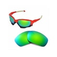 thumbnail image 1 of Walleva Emerald Polarized Replacement Lenses for Oakley Racing Jacket Sunglasses, 1 of 5
