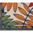 thumbnail image 6 of Nourison Aloha Indoor/Outdoor Tropical Botanical Multicolor 2'8" x 4' Area Rug, (3' x 4'), 6 of 10