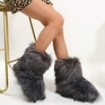 thumbnail image 5 of Cozy Women's Mid-Calf Snow Boots with Plush Faux Fur Lining for Warmth and Comfort, 5 of 11