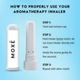 thumbnail image 2 of MOXE Frost Nasal Stick Inhaler with Peppermint Essential Oil – Cool Menthol Scent, Portable Scent Stick, 3 Pack, 2 of 7