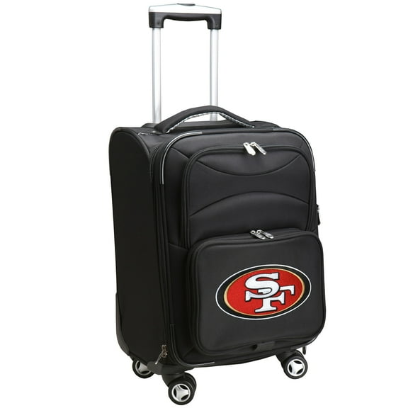 MOJO Black San Francisco 49ers 21" Softside Spinner Carry-On