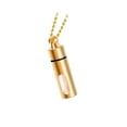 thumbnail image 3 of Cremation Urn Necklace Keepsake Pendant Container for Private Items Cat Urn Jewelry Container Hair Men Aureate, 3 of 9