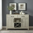 thumbnail image 2 of Crosley Brands Roots Sideboard, Whitewash, 2 of 10