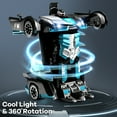 thumbnail image 6 of Remote Control Car, HDJ RC Cars One-Button Transforming, 360° Rotation Drifting, 1:18 Toy Gift for Kids,4-8 Years Old Boys/Girls(Blue), 6 of 9