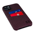 thumbnail image 3 of Dockem Card Case for iPhone 14 Plus with Built-in Metal Plate for Magnetic Mounting & 2 Pockets: Luxe M2 (Burgundy), 3 of 11