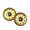 Golden, variant on SPRING PARK MUQZI Bike Wheels Rollers 1 Pair Hollow Design Lightweight with Bolts for Brompton Bicycle