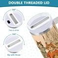 thumbnail image 3 of Yayeee 40oz Stainless Steel Tumbler with Straw and Handle Double-Wall Insulated Travel Water Bottle, Cats in Party, 3 of 8