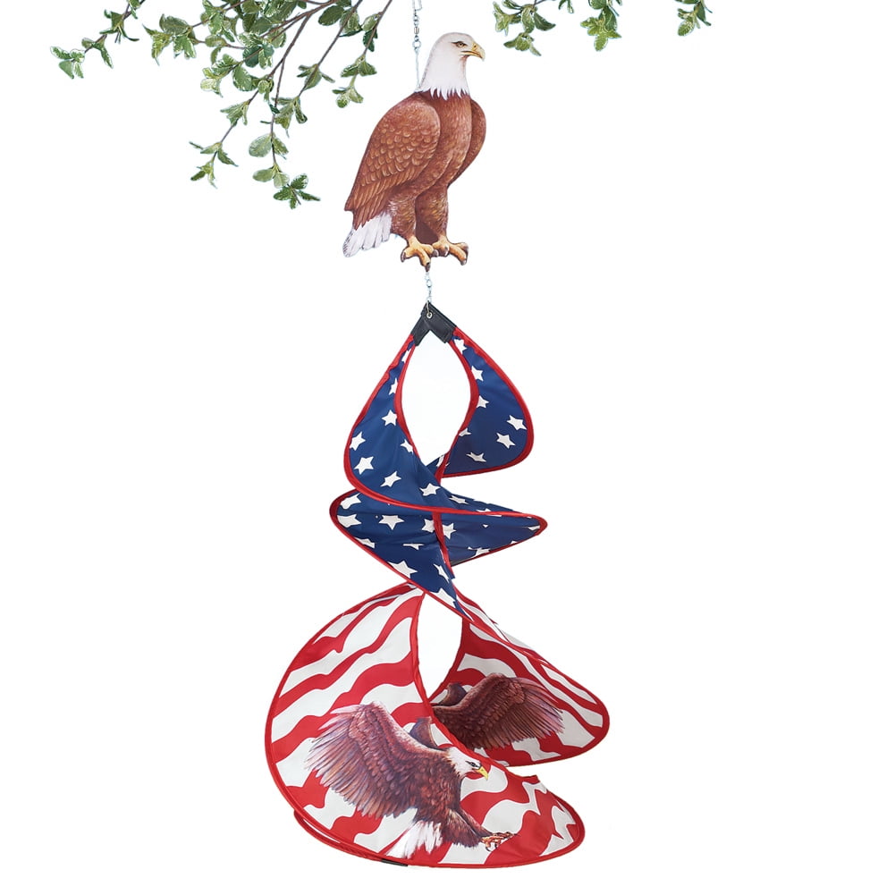 Patriotic Eagle Wind Spinner 4th of July Outdoor Decoration by Collections Etc