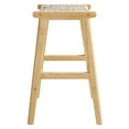 thumbnail image 4 of Modway Saoirse 26" Fabric & Wood Counter Stool in Natural (Set of 2), 4 of 10