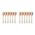 thumbnail image 4 of ZheElen 6pack/lot Stainless Steel Spoons Safe And Reliable Utensils For Versatile Rose Gold 2Set, 4 of 6