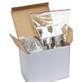 thumbnail image 3 of 4, Clear, 8.5 oz (250 ml), Oval, Plastic Foaming Soap Dispensers, with White Pumps, 3 of 4