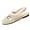 Beige, variant on Brown Plus Size Women Casual Flat Breathable Sandals Round Toe Mesh Weave Closed Toe Beach Spring Summer Fashionable