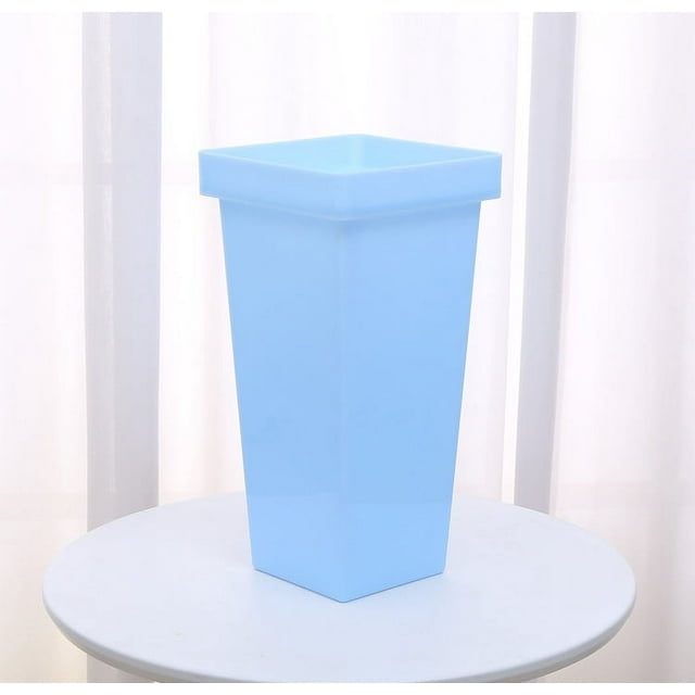 Tall Planters 13.4" Flower Pot Plastic Flower Vase Patio Garden Tree Christmas Tree Planters Christmas decorations Random color