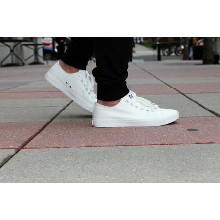 

Fear0 NJ Retro All White SB Skateboard Sneaker Canvas Shoe Unisex