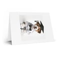 thumbnail image 2 of DistinctInk Greeting Card / Note Card - Parson Russell Terrier Puppy Graduation - PACK of 50, 2 of 7