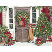 Heart and Home Christmas Assorted Two Set Christmas Card by Susan Winget, 5.375 X 6.875, 2 Unique Designs Per Box, 18 Cards and 19 Envelopes (1008106)