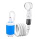 thumbnail image 5 of Bomba de ducha portátil blanca multiusos, compacta, accesorio de ducha para acampar, para baño al libre, lavado de autos, jardinería, viajes., 5 of 8